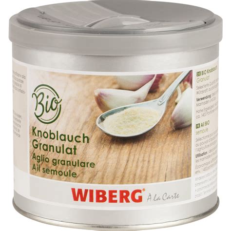 Transgourmet Österreich Wiberg Bio Knoblauch Granulat 470 ml