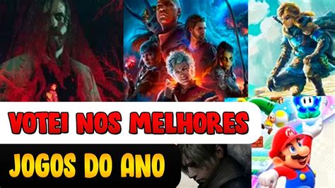 VOTEI NOS MELHORES JOGOS DO ANO GAME AWARDS 2023 YouTube