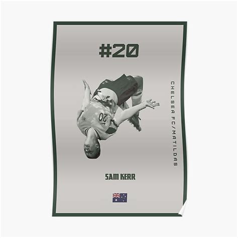 "Sam Kerr #20" Poster for Sale by Lucy-ll | Redbubble