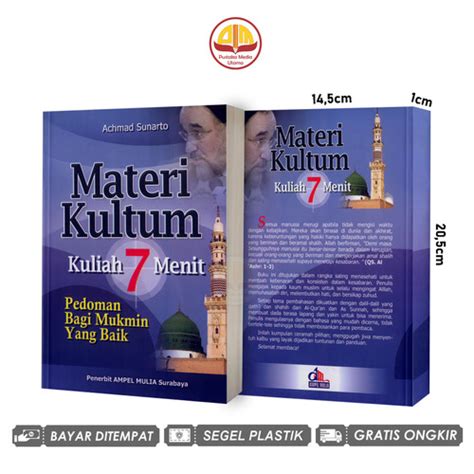 Jual Materi Kultum Kuliah Menit Kota Surabaya Pustaka Media