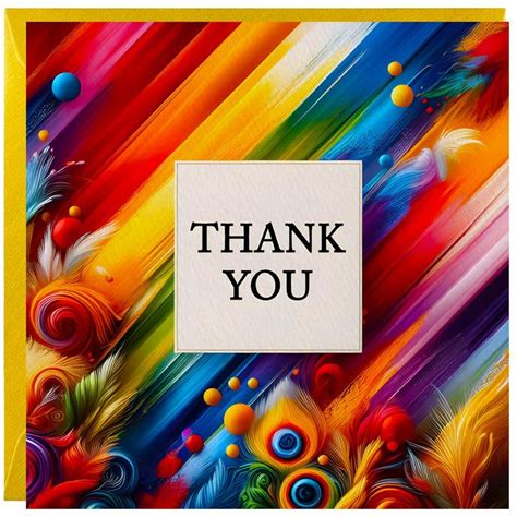 Looreearts Single Thank You Card Perfect Among Many Thank You Cards