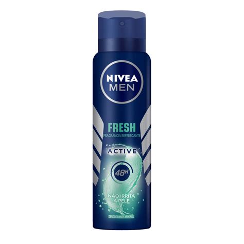 Desodorante Antitranspirante Aerosol Nivea Men Active Dry Fresh 150ml