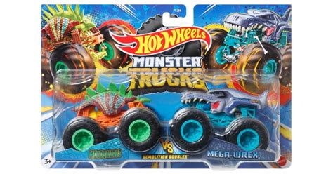 HOT WHEELS MONSTER TRUCK SET 2 MASINI SCARA 1 LA 64 MOTOSAURUS SI MEGA WREX Arhiva Okazii Ro