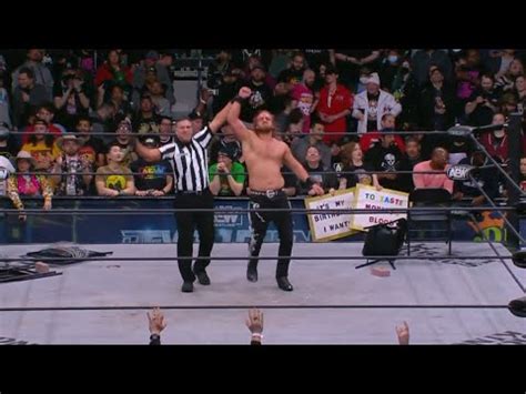 Aew Revolution Reactions Hangman Page Defeats Jon Moxley In A