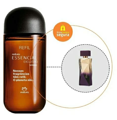 Refil Essencial Exclusivo Parfum Perfume Feminino Natura Nunca Usado