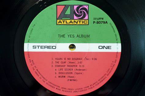 Yes The Yes Album Vinyl Original Japanese Pressing Rockstuff