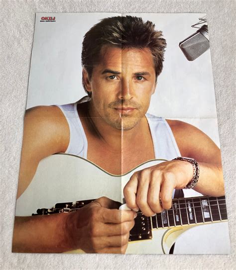 Don Johnson Miami Vice Swedish Poster Magazine Okej S Etsy