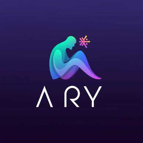 Logo Design For Ary Inspirational Sitting Man With A Vision Ai Logo Maker