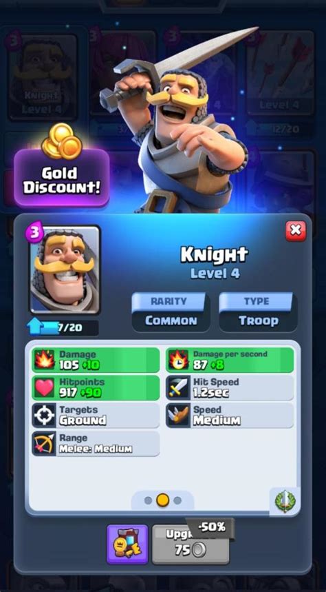 Clash Royale Knight Guide One Chilled Gamer