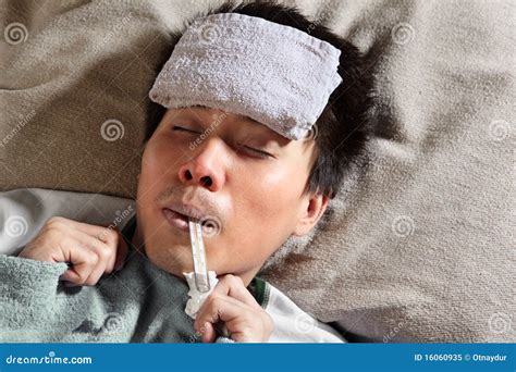 Sick person stock image. Image of face, rest, breathing - 16060935