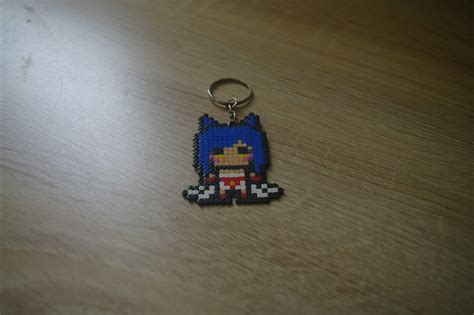 Buy Keychain Ahri League Of Legends Hama Beads Pixel Art Online At