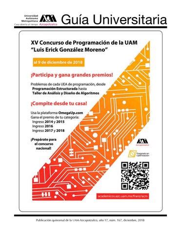 Guía Universitaria 167 UAM A diciembre de 2018 by aleph UAM