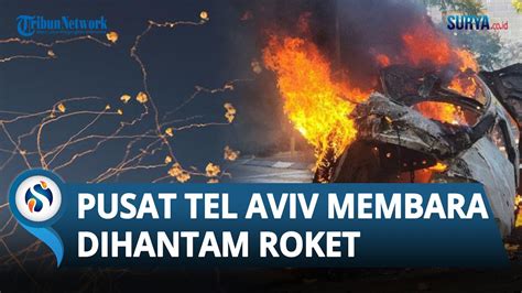 Lusinan Roket Salvo Hizbullah Kembali Targetkan Idf Pusat Kota Israel