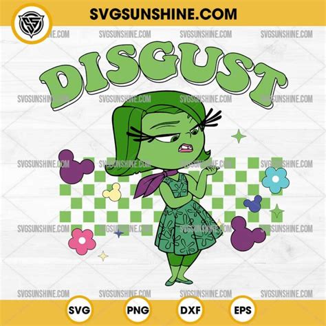 Disgust Svg Inside Out 2 Disgust Svg Png