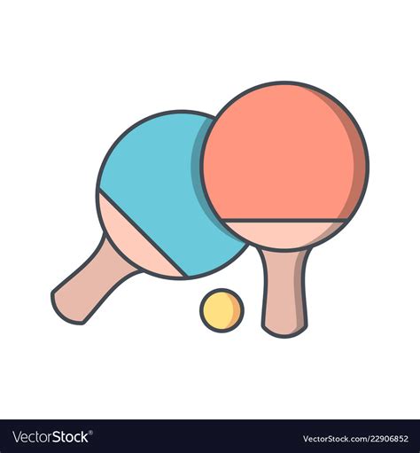 Ping pong icon Royalty Free Vector Image - VectorStock