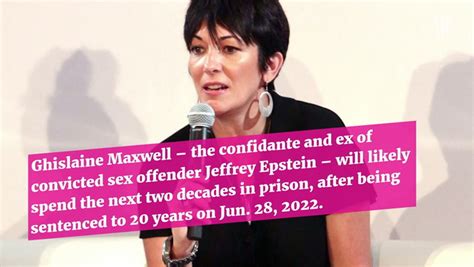 Ghislaine Maxwell Sentenced To Years In Prison Video Dailymotion