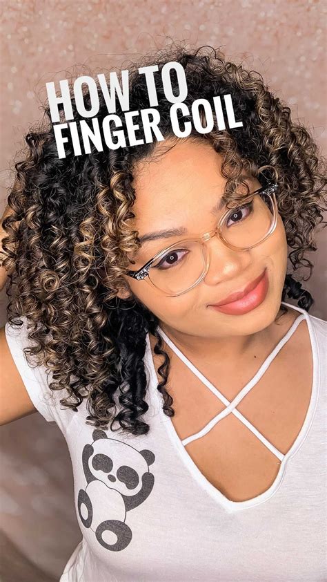 Get Defined Tight Spiral Curls With Finger Coiling