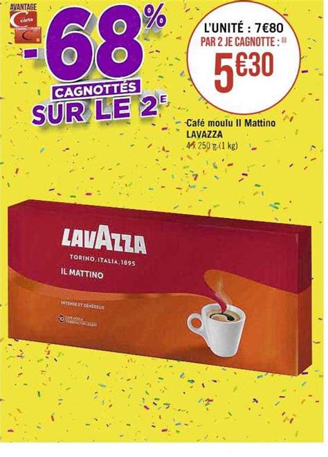 Promo Café Moulu Il Mattino Lavazza chez Supermarchés