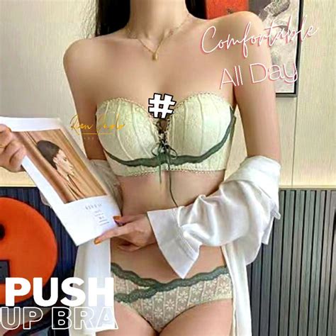 Jual Premium Bra BH Celana Dalam CD G String Set Sexy Hot Lingerie Tanpa Kawat Rien Paolo 3316