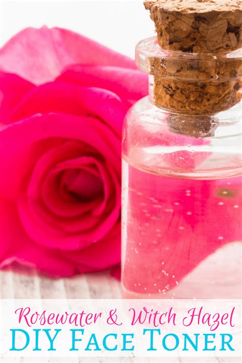 DIY Witch Hazel and Rosewater Face Toner + Essential Oils - Simple Pure Beauty