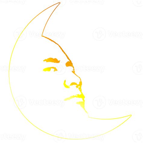 waning crescent moon had react face 22891446 PNG