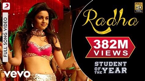 RADHA LYRICS Student Of The Year 2012 Shekhar Ravjiani Shreya