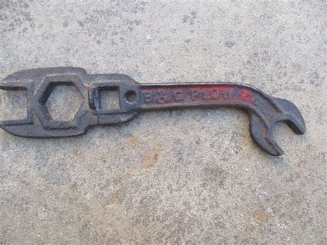 B G Plow Wrench Farm Implement Wrench B G Plow Co Canton Ohio Nice Ebay