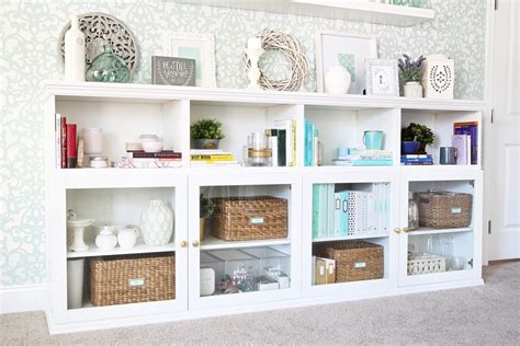 How To Create Home Office Storage With The Ikea Besta System Abby Organizes