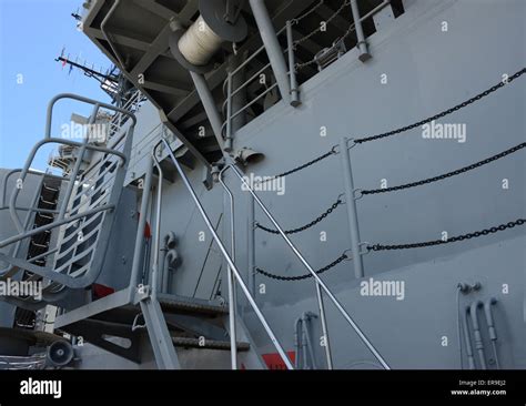 USS Missouri (BB-63), Battleship Missouri Memorial; Hawaii Stock Photo ...