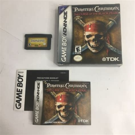 Gba Game Boy Advance Pirates Of The Caribbean Curse Black Pearl