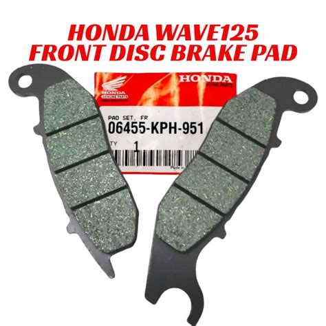 Original Thailand Honda WAVE125 WAVE 125 W125 Front Disc Brake Pad Brek