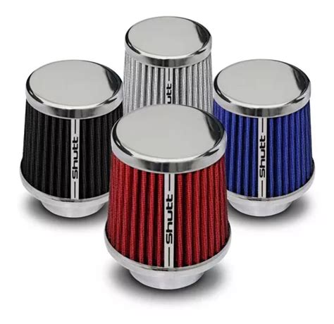 Filtro De Ar Esportivo Monofluxo Mm Shutt Cromada Tuning Mercadolivre