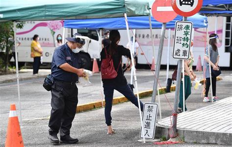 北市康寧醫院篩檢站圖 中央通訊社 Line Today