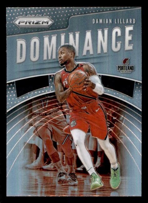 2019 20 Panini Prizm Damian Lillard Portland Trail Blazers 6 Dominance