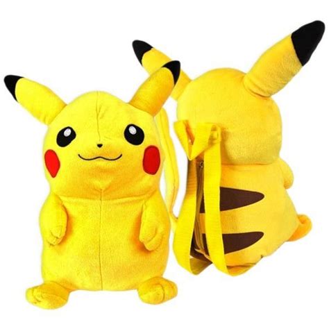 Sac A Dos Peluche Pokemon Pikachu Cdiscount Bagagerie Maroquinerie