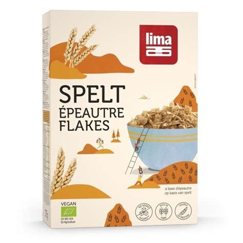 Lima Biologische Spelt Flakes Gram Tarwegraskoning Nl