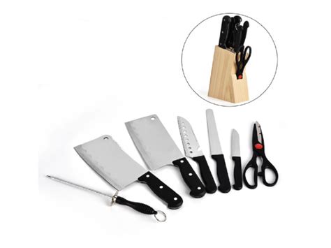 Pisau Dapur Set Stainless 8pcs Kitchen Knife Set Jadi Store