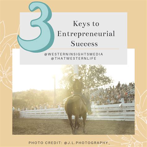 3 Keys To Entrepreneurial Success — Western Insights Media