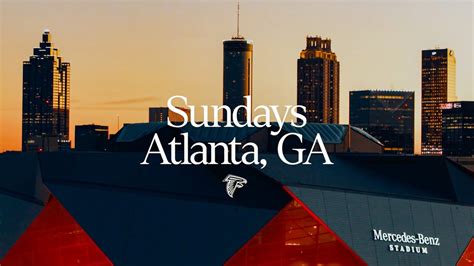 The Gameday Experience Sundays In Atlanta At Mercedes Benz Stadium