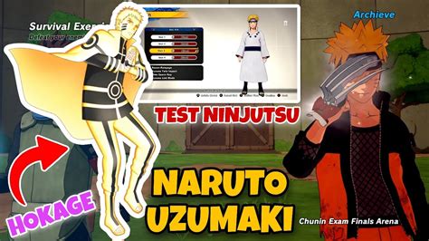 Test Ninjutsu Naruto Uzumaki Hokage Chunin Exam Finals Arena Naruto