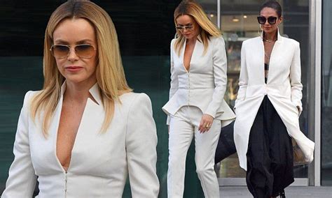 Amanda Holden Dons Plunging White Suit For Bgt Auditions Amanda