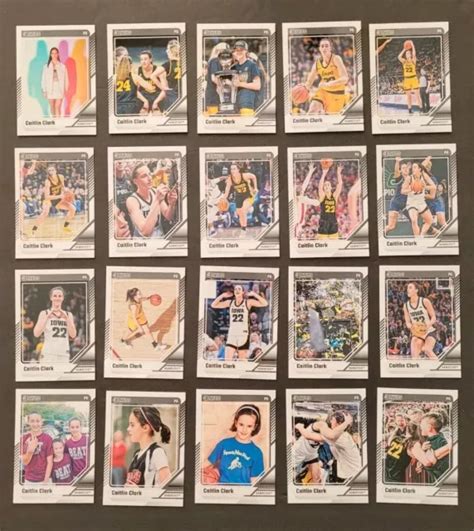 Panini Caitlin Clark Collection Complete Master Base Set Of