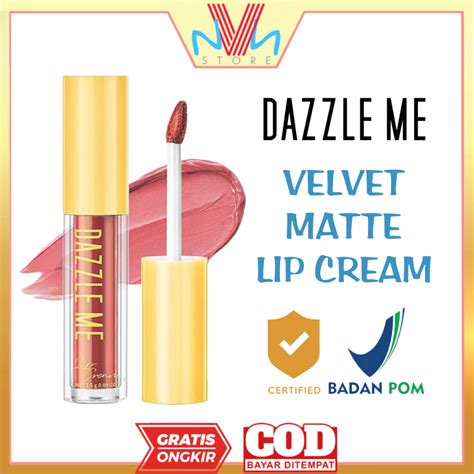 Jual DAZZLE ME VELVET MATTE LIP CREAM LIP CREAM DAZZLE ME MURAH