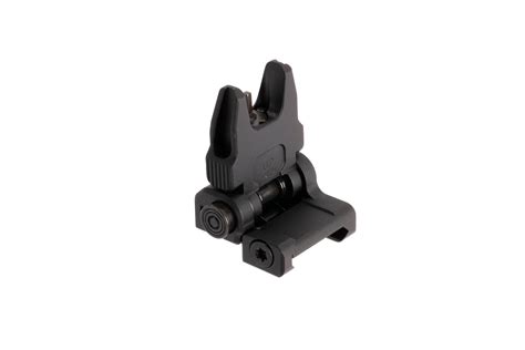 Leapers Utg Accu Sync Spring Loaded Ar15 Flip Up Front Sight Black Mnt 757