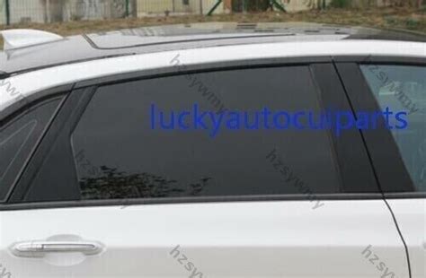 Glossy Black Pc Window Bc Pillar Post Cover Trim For Cadillac Ct6 2016 2020 6pcs Ebay