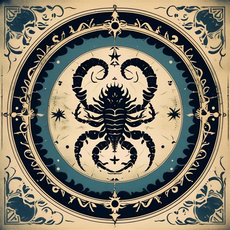 Vintage occult art zodiac symbol Scorpio by dead PANDA - Playground