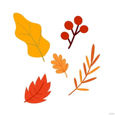 Happy Thanksgiving Leaves Vector In Illustrator Svg Eps Png