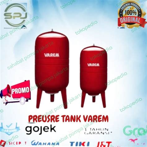 Jual Preusre Tank VAREM 500 LITER 10 BAR TABUNG TANKI AIR 500 LITER 10