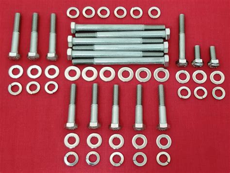 1987 OLDER BIG BLOCK FORD WATER PUMP BOLT KIT 429 460 STAINLESS STEEL