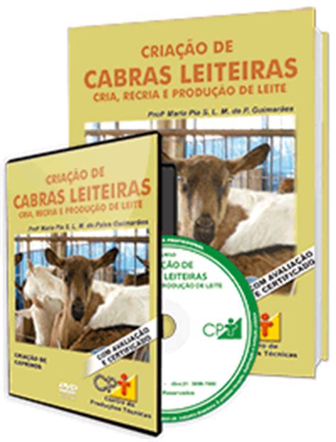 Cabras leiteiras ordenha Dicas Cursos CPT Cursos a Distância CPT